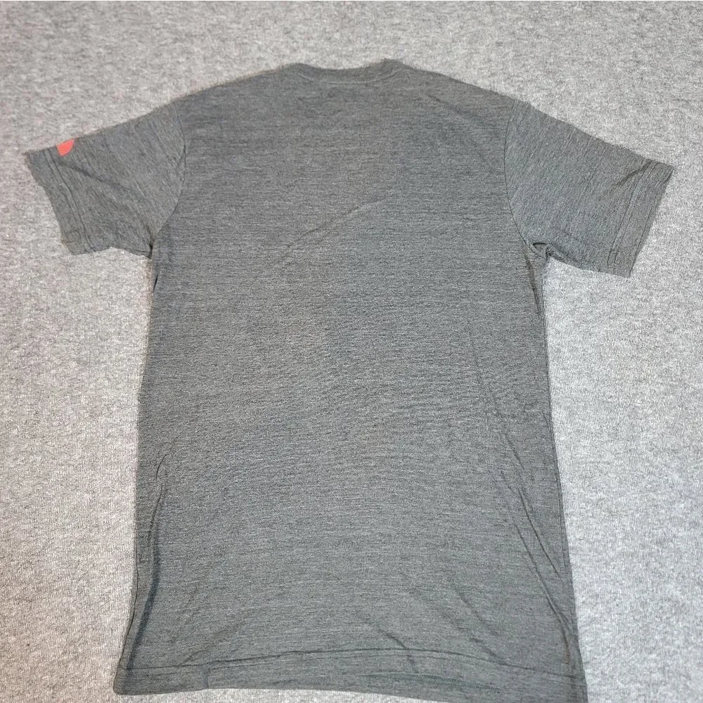 The North Face Bear Tested & Proven Logo Men Hiking T-Shirt Size S Gray Slim Fit